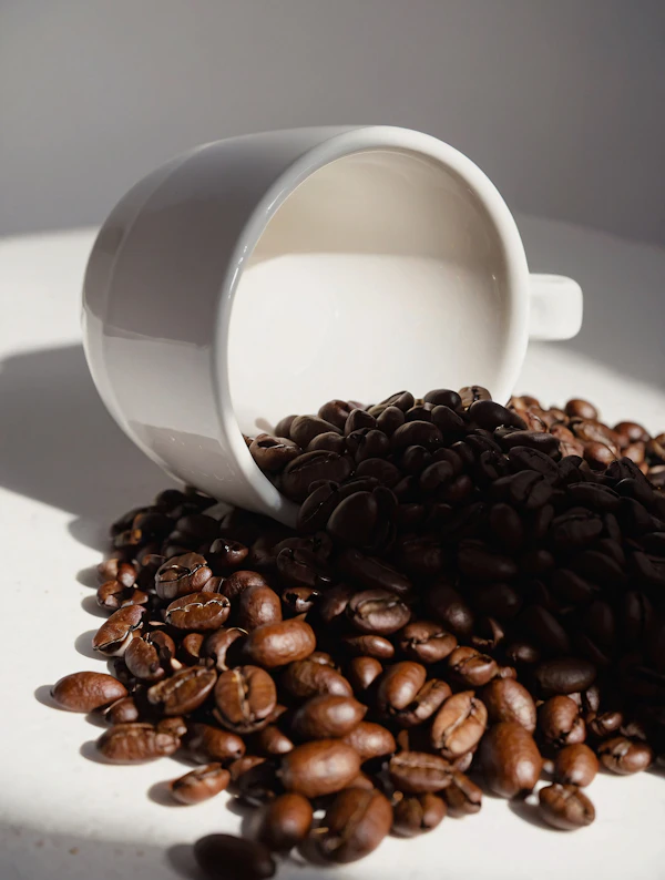 Coffee Beans and Cup
