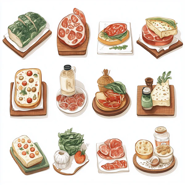Italian Food Grid