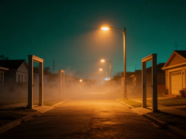 Surreal Night Street