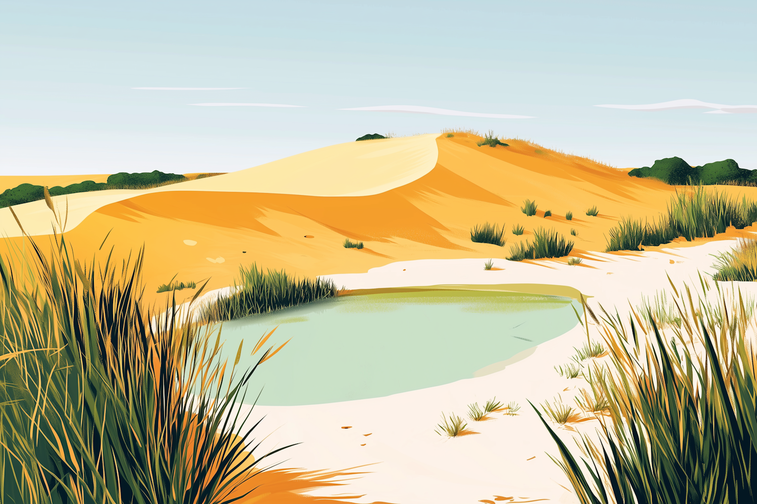 Serene Desert Landscape