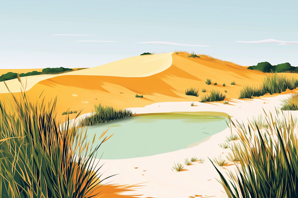 Serene Desert Landscape