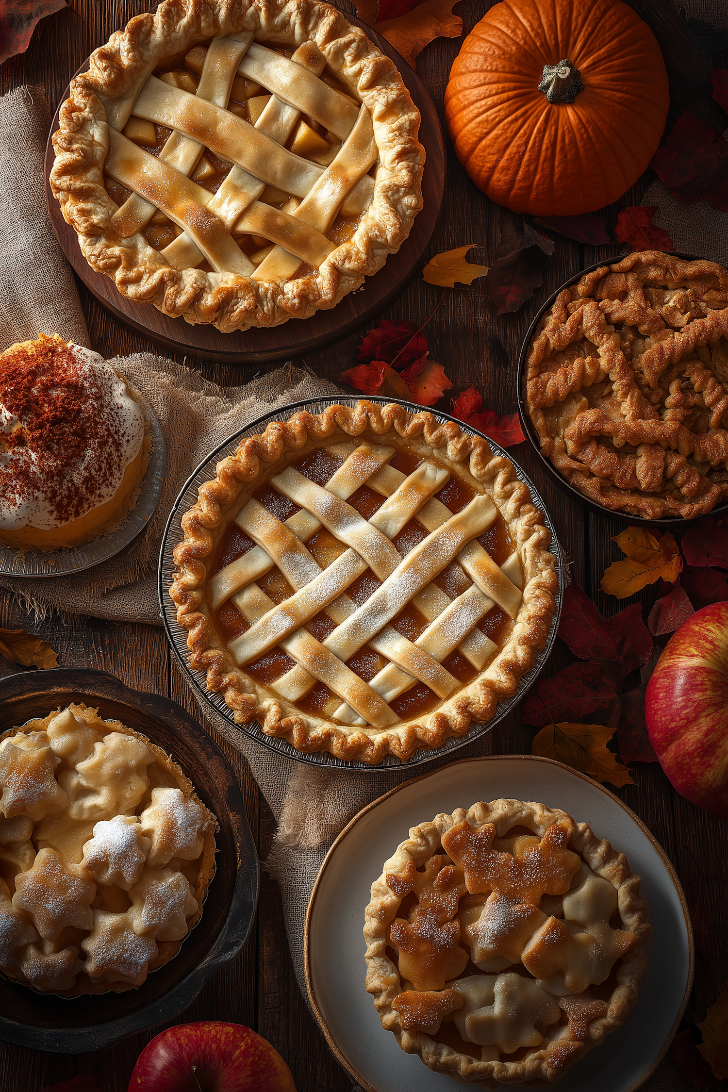 Autumnal Pies and Pumpkin