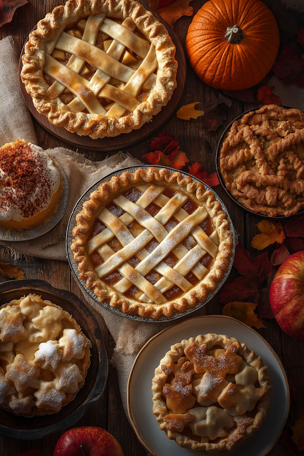 Autumnal Pies and Pumpkin