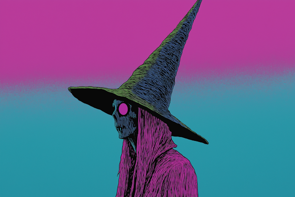 Stylized Witch Figure