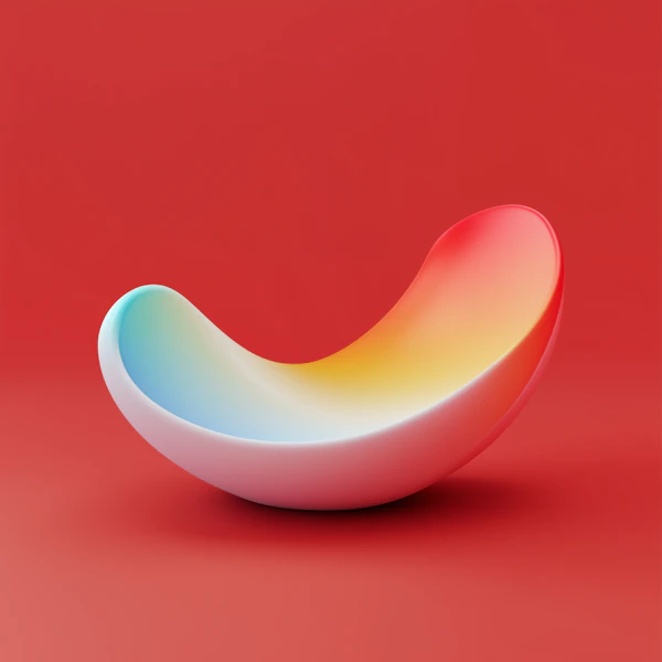 Abstract Gradient Chair