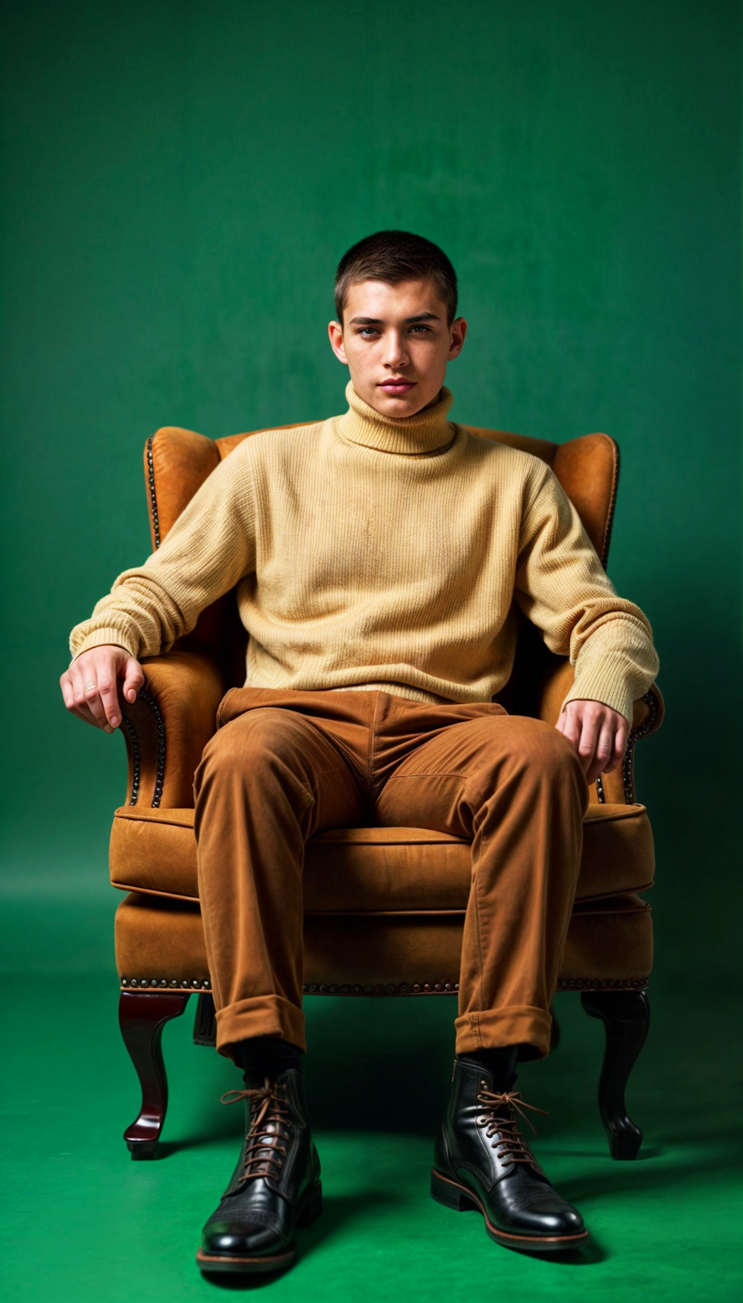 Young Person in Armchair