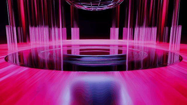 Futuristic Abstract Scene