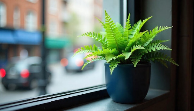 Fern on Windowsill