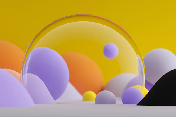 Abstract Spheres Composition