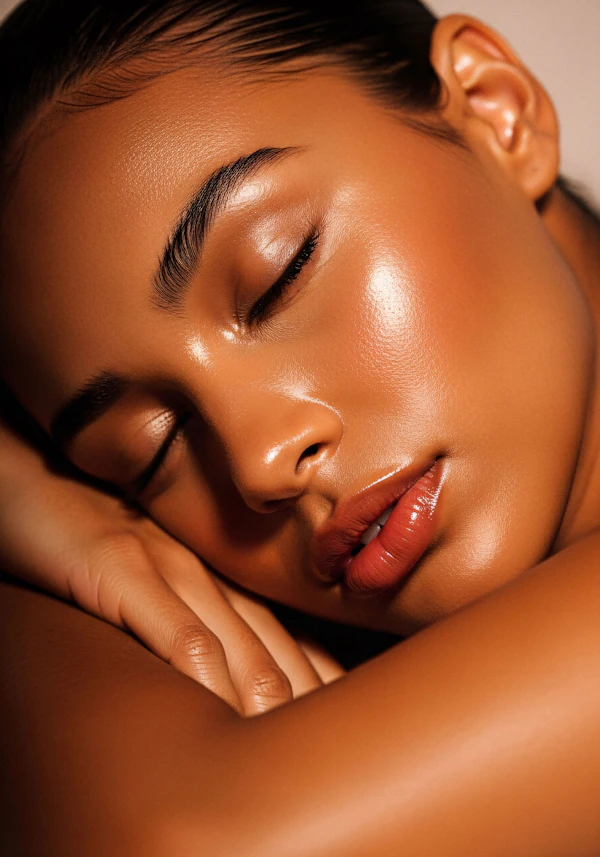 Serene Portrait Close-Up
