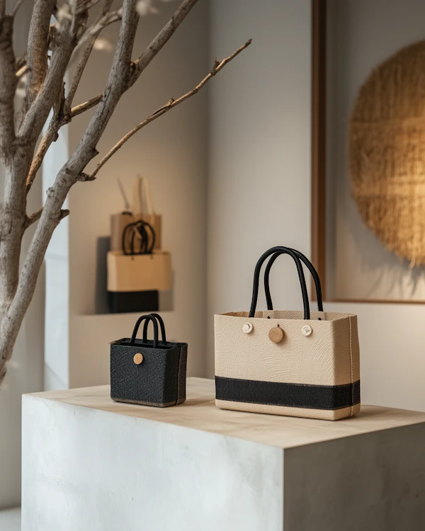 Elegant Handbags Display