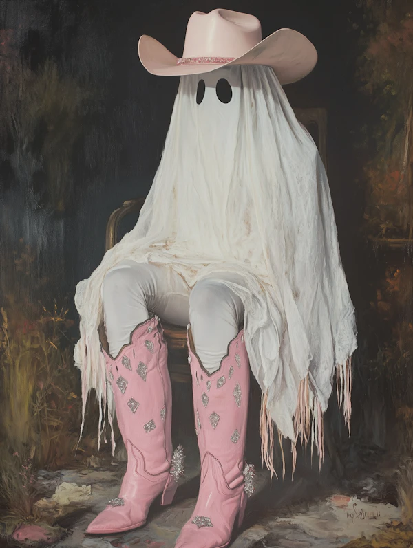 Ghost in Pink Attire