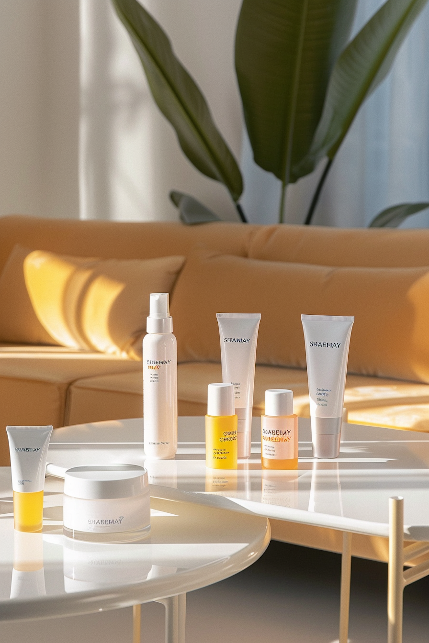 Luxurious Skincare Product Arrangement