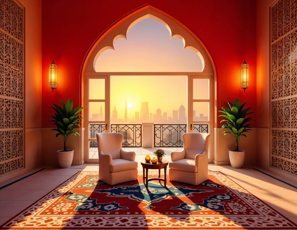 Elegant Middle Eastern Room