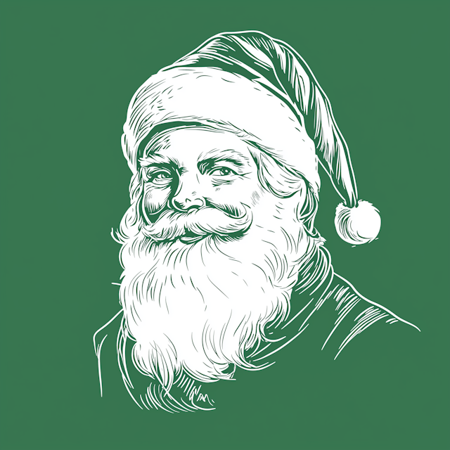 Classic Santa Claus Illustration