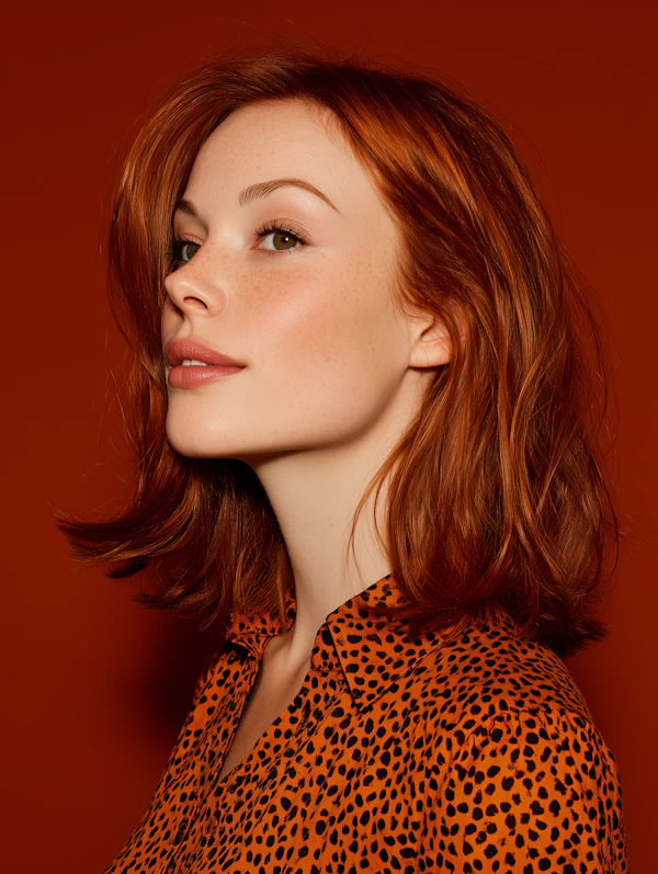 Redhead in Orange Profile