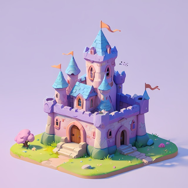 Whimsical Fairytale Castle