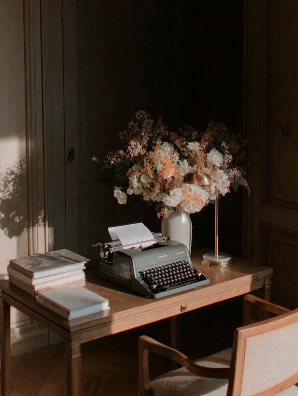 Vintage Workspace Scene