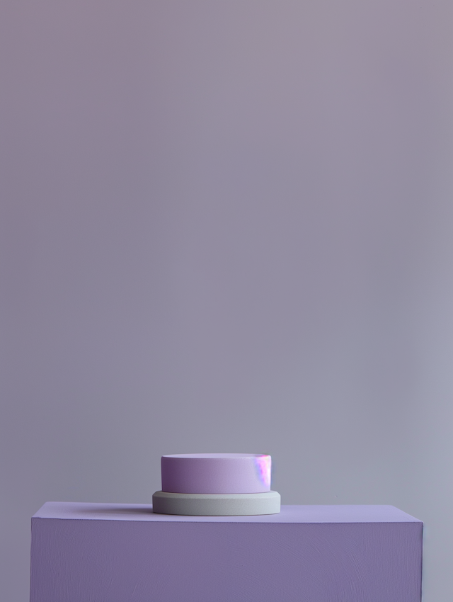 Purple Cylindrical Composition