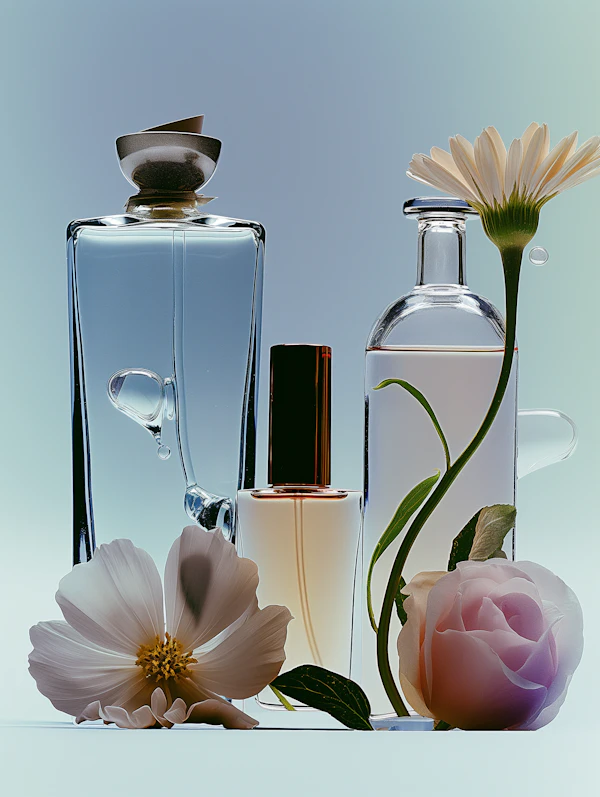 Elegant Glass Bottles