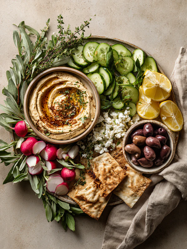 Vibrant Food Platter