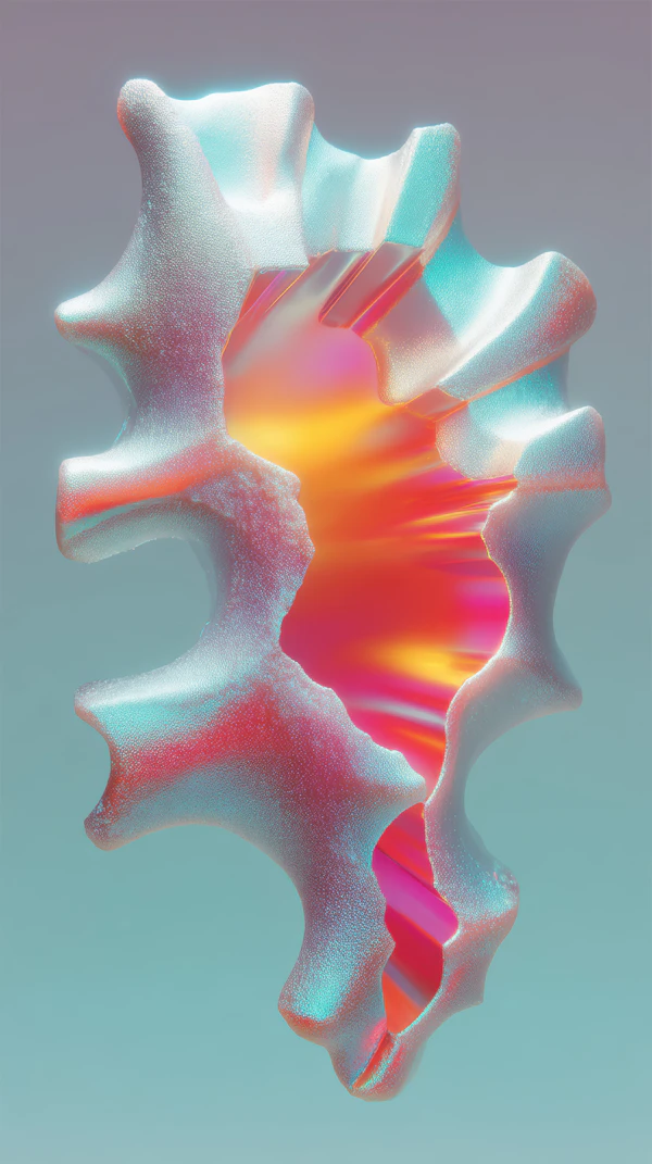 Surreal 3D Coral Object
