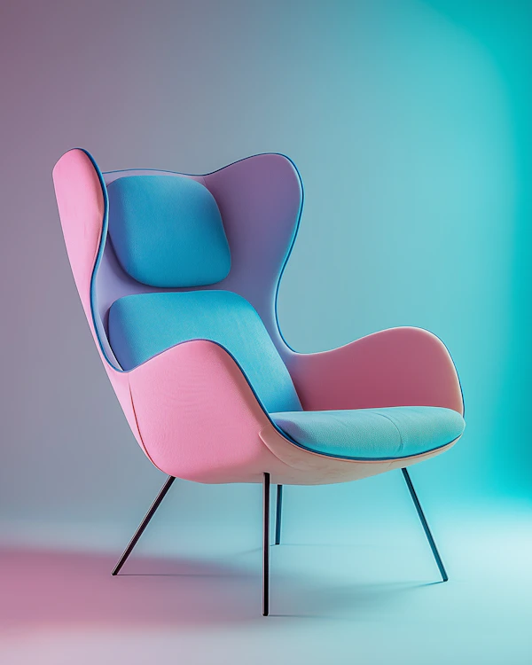 Modern Pastel Armchair