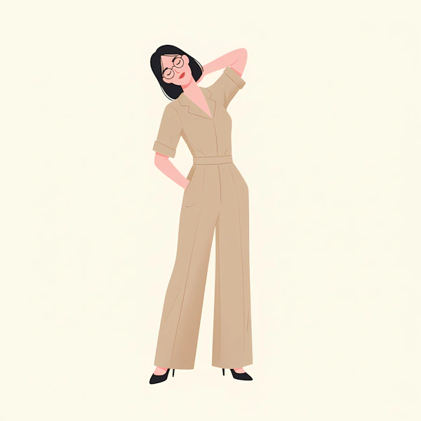Stylized Woman Portrait