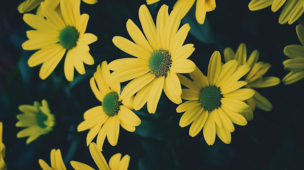 Vibrant Yellow Daisies