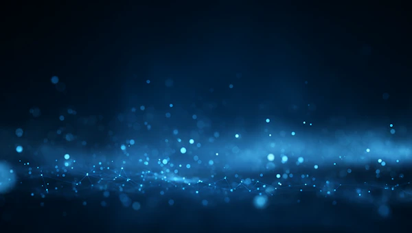 Futuristic Blue Bokeh