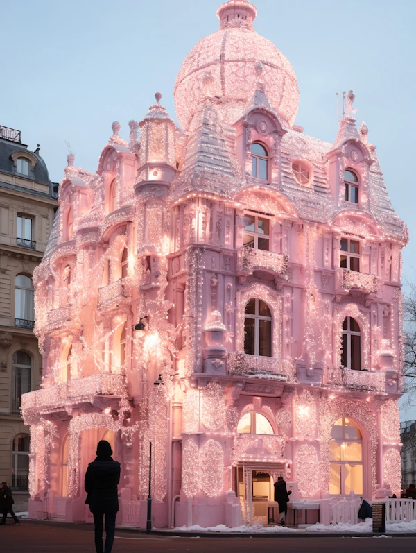 Whimsical Illuminated Building