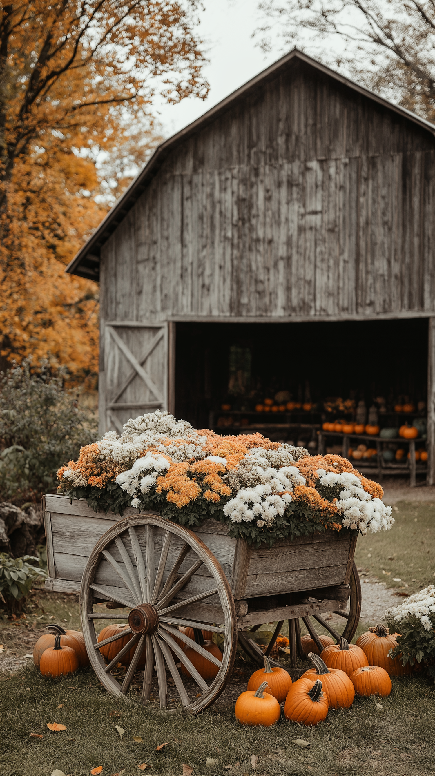 Rustic Harvest Scene