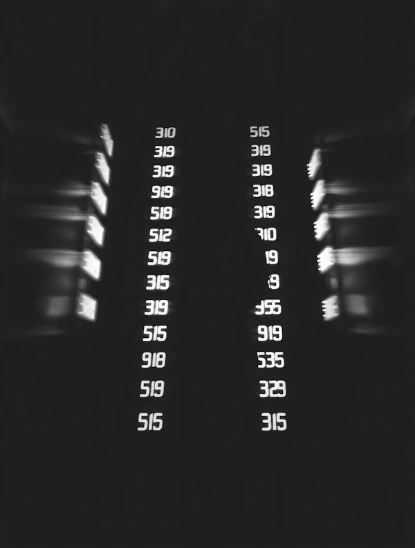 Illuminated Numbers Display