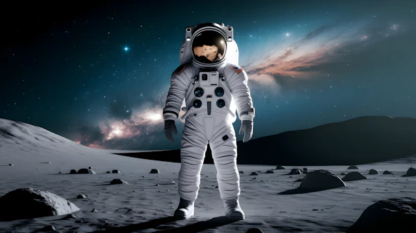 Astronaut on Lunar Surface