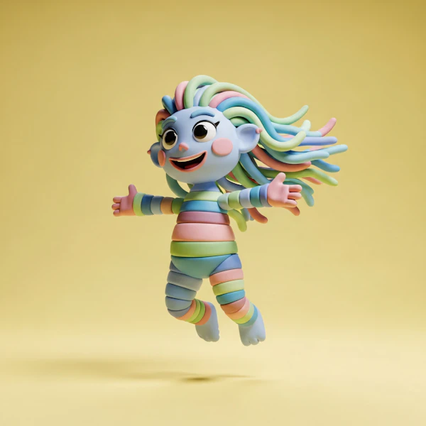 Playful 3D Character