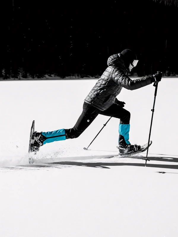 Dynamic Skiing Scene
