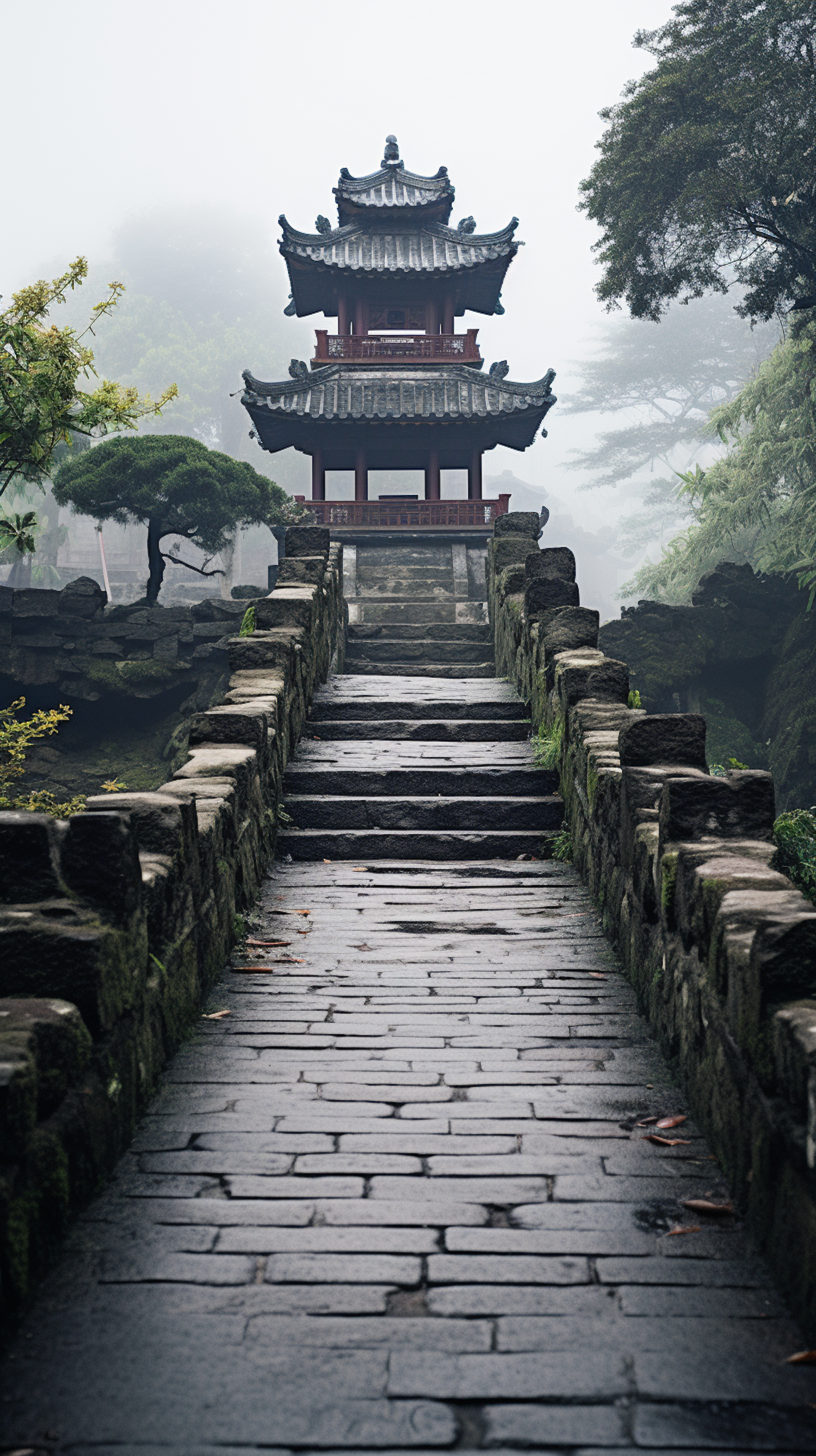 Misty Pagoda Pathway