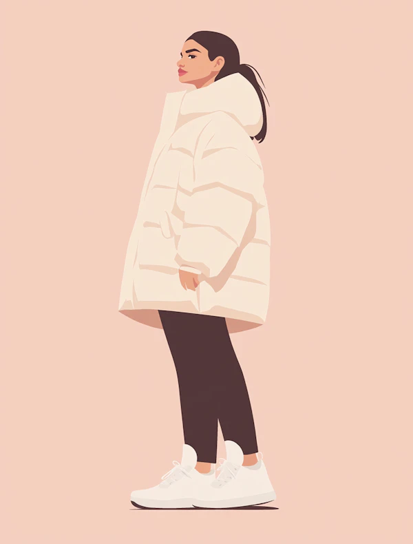 Stylized Female Character Illustration