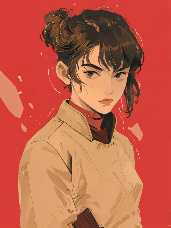 Striking Portrait Illustration