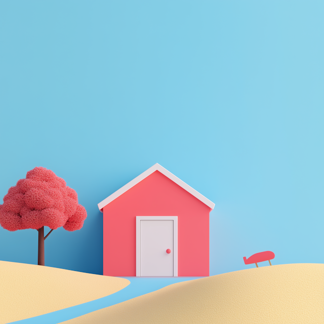 Stylized Cartoon Landscape