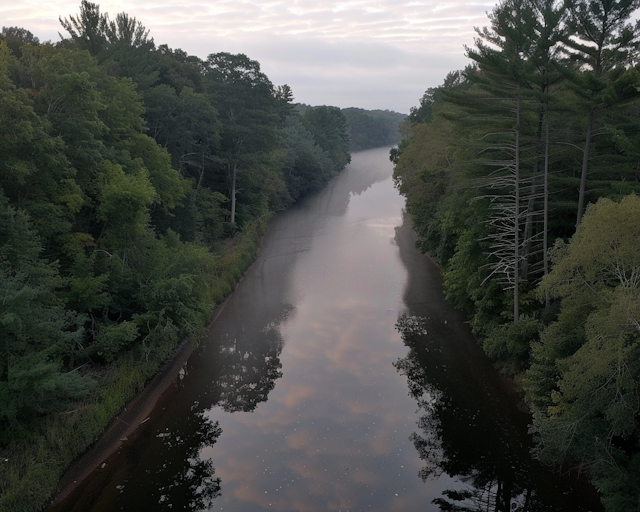 Serene River Landscape