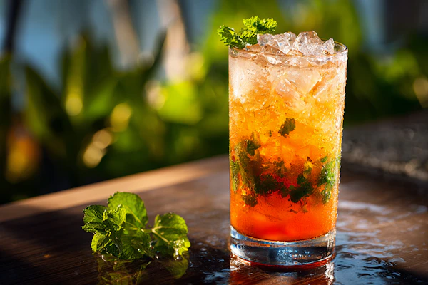 Tropical Cocktail Scene
