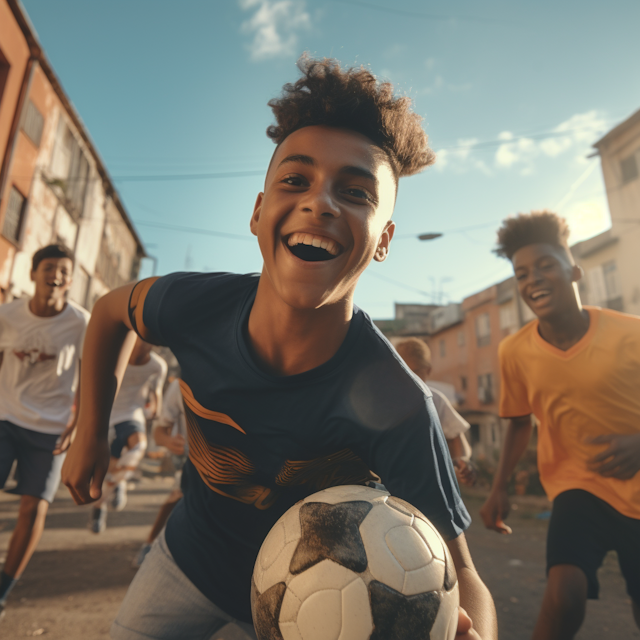 Sunlit Youth Soccer Joy