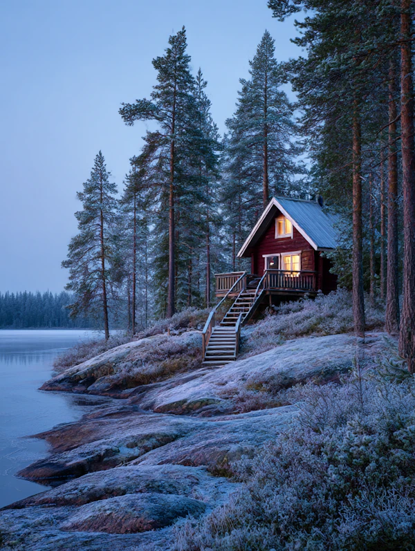 Winter Cabin Retreat