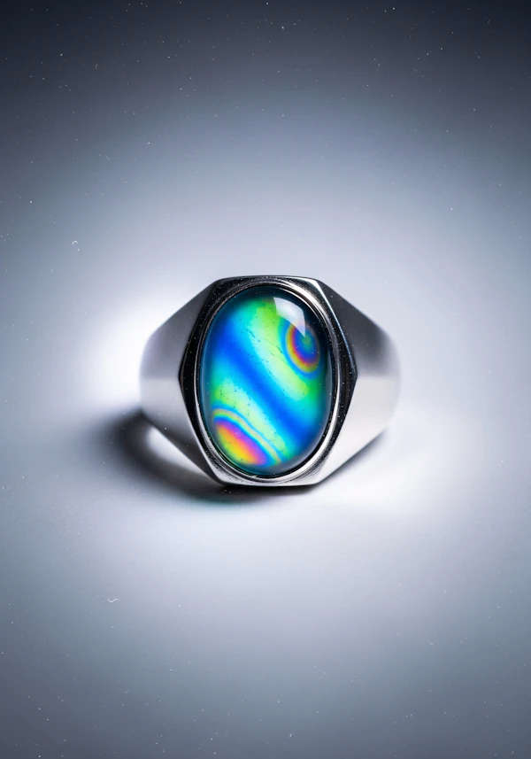Opalescent Ring Close-Up