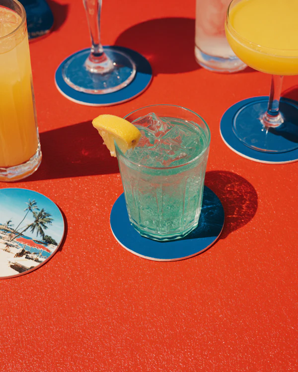 Colorful Drinks Display