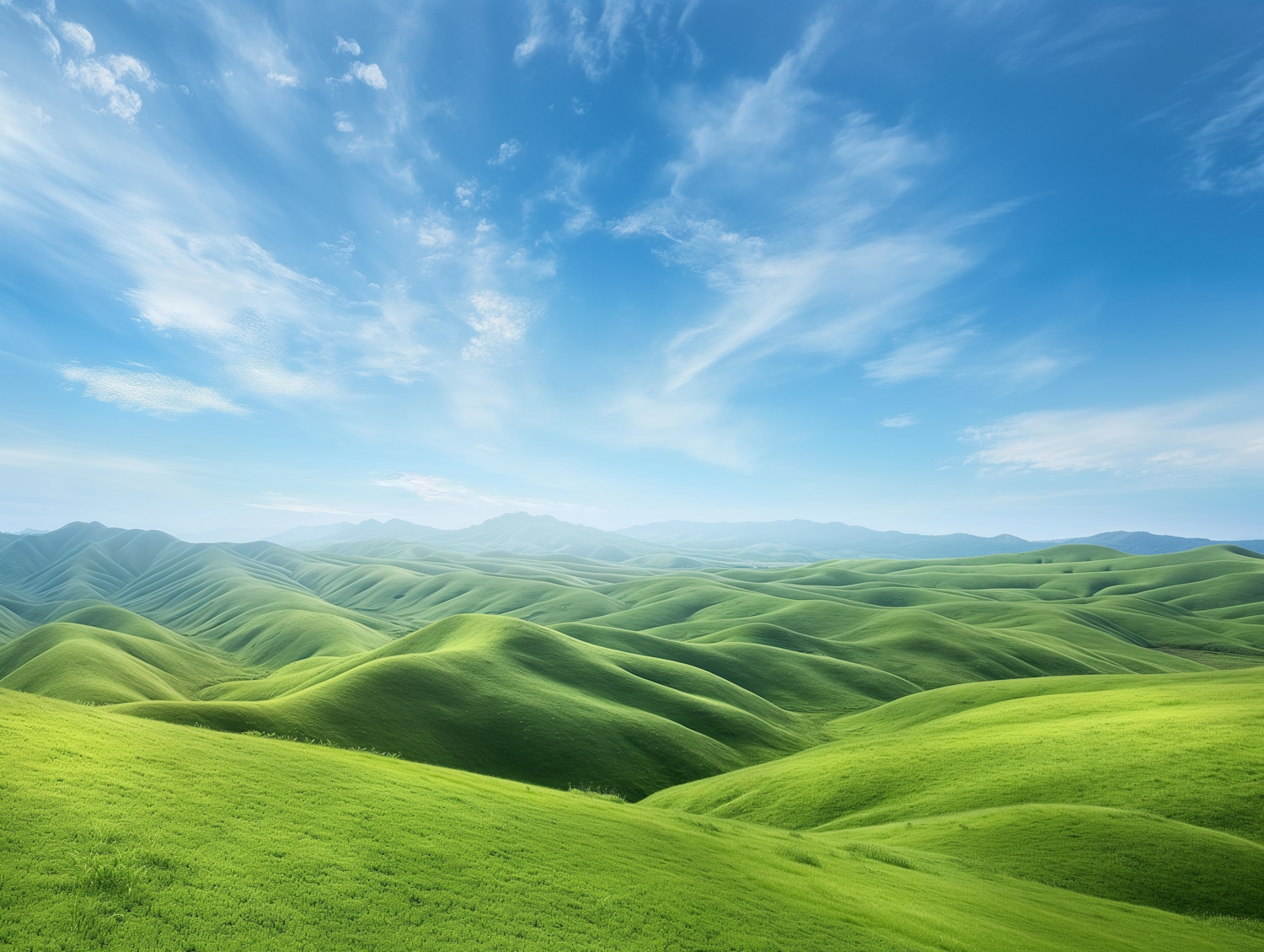 Serene Rolling Hills Landscape