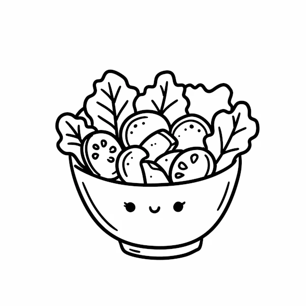 Smiling Salad Bowl