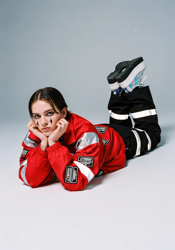 Futuristic Fashion Pose