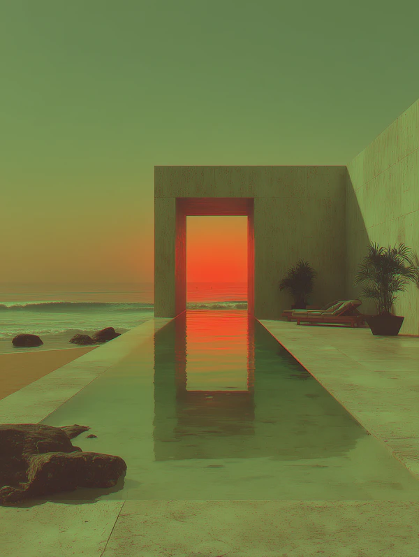 Modern Sunset Retreat